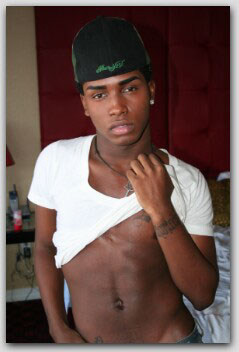 Bootz in a scene with him